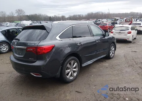 2014 Acura Mdx Advance Pkg W/Entertainment Pkg from USA, damaged, VIN 5FRYD4H86EB034153